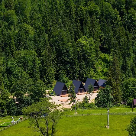 Ultra House будиночки в лісі біля гірської річки ヴィラ *